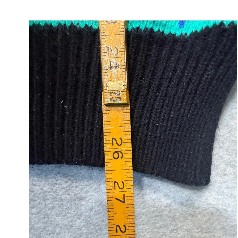 Vintage 80s OP Ocean Pacific Rainbow‎ Knit Sweater Mens Large Apres Ski
